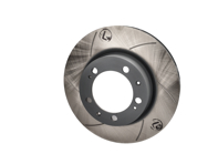 Slotted brake disc rotor, front. Porsche 993 C2/ C4 (OE Part No 99335104301 / 99335104401) - 909309C, 909310C, 99335104301, 99335104401