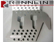 Pedana in alluminio Rennline. Lato conducente. Porsche 911/912/930 COUPÉ - F03