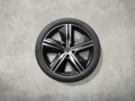 22' Macan Exclusive design summer wheel-and-tyre set, high gloss black. Porsche Macan-e - 95C044660N