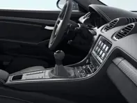 Levier de sélection de vitesse PDK, Race-Tex, en noir / bleu abyssal. Porsche 982 Cayman GT4 RS - 982713120APO2