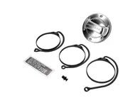 Tankdeckel. Aluminium-Optik. Porsche 981 Boxster / 981 Cayman / 991 / Cayenne / Panamera / Macan / 718 Boxster / 718 Cayman - 00004400190