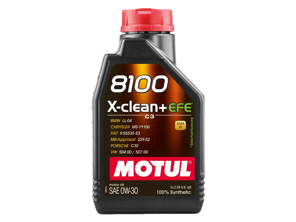 Huile moteur MOTUL 8100 X-CLEAN+ EFE 0W-30 1 litre - 109774