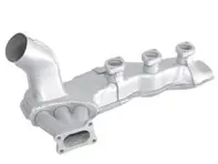 Abgaswärmetauscher RECHTS. Porsche 964 C2 / C4 - 96421103905, 96421104004, 96421103932