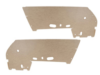 Interior door panels cardboard replacement. Porsche 911 1968-73 - 90155503202, 1689807300, 90155503102