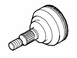 Joint homocinétique extérieur. Porsche 970 Panamera - 97033203100, 97033203101