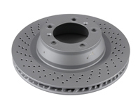 Brake disc rotor, Rear. Standard Coat Z. Porsche 991 3.4L (OE Part No 99135240100 /99135240200) - 460.4502.20, 460.4503.20, 99135240100, 99135240200