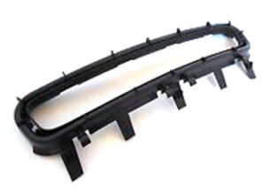 Mittelgitterrahmen der vorderen Stoßstange. Porsche 987 Boxster - 9875055550001C