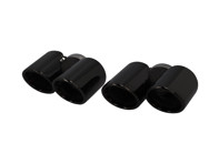 DesignTek Exhaust tail pipes in Black for Porsche 991.1 3.4L - 992251187Q, 992251187AJ, 992251187AA, 992251188Q, 992251188AJ, 992251188AA, 992251187M, 992251187BA, 992251188M, 992251188BA, 992251188R, 992251187C, 992251187AS, 992251187AE, 992251188C, 992251188AS, 992251188AE, 992251187J, 992251187AT, 992251187AF, 992251188J, 992251188AT, 992251188AF