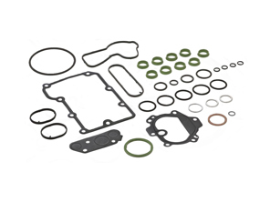 Oil sump and Oil filter console gasket set for Porsche 955 Cayenne V8 4.5L S / Turbo - 94810717500, 94810720101, 94810612303, 94810640101, 99970750240, 94810714403, 94810119702, 94810774000