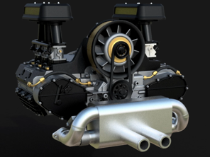 Silencieux actif GTk 2 pouces pour Porsche 911, 914, 964 et Carerra refroidies par air - 91111102500, 91111102505, 91111102501 - GTk_Muffler_11RS_SSI, GTk_Muffler_GT3_SSI, GTk_Muffler_GT3_VBAND