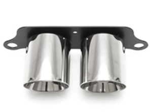 Boquillas de estilo dual de lujo: cromo pulido. Porsche 991.2 GT3 / GT3 RS - 99111125395, 99111125380, 99111125791