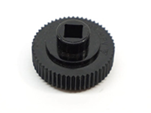 Door Locking Knob. Black Plastic. Porsche 993 Carrera RS - 9285375810370B, 92853758103