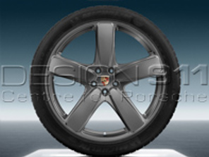 21' Macan Sport Classic Alufelgen & Sommerreifen Original Porsche - 95B04460216, 95B04460226