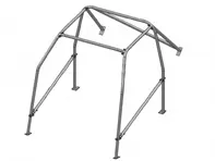 Überrollkäfig 6-Punkt-Verschraubung mit einzelnen Türstangen. Porsche 911 / 912 1974 bis 1989