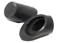 Inner and outer grommet set for windshield wiper shaft. Porsche 356 - 64462829240, PCG62829200