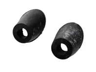 Inner and outer grommet set for windshield wiper shaft. Porsche 356 - 64462829240, PCG62829200