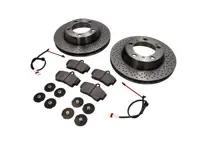 Pack de plaquettes et disques de frein arrière pour Porsche Boxster 986 S - 98635240301, 98735240300, 98735240301