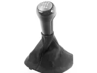 Pomo De La Palanca De Cambios Con Funda - Negro. Porsche 997 GT2/GT3 - 99742498190A15, 99742498192A15