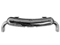 Silencieux d'échappement / Silencieux Boîte arrière 2in/2out. Avec homologation TÜV/CEE Porsche 911 1974-89 - 92511SD, 92.511SD, 1620604100 - 92.511SD, 1620604100