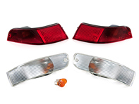 Indicator unit kit, Front and Rear. Porsche 993 - 00004490000, 99363106101, 993631106201
