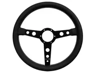 Lenkrad 130R-Serie Vollnarbenleder mit gekreuzten oder parallelen Nähten. 350 mm. Porsche 911 / 964 / 993 / 924 / 944 / 968 / 928 - 74152, 74153