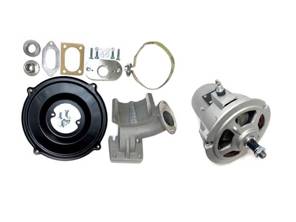 Kit de conversion dynamo 6v vers 12v avec alternateur 55 ampères. Porsche 356A / 356C T5 - 61660310201 - PRS152