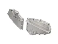 Steuerkettenabdeckungen aus Billet-Legierung in Silber. Porsche 911 - 93010506410, 93010506308, 93010506401, 93010506411, 93010506301, 93010506312, 93010506402, 93010506302, 93010506403, 93010506303, 93010506404, 93010506304, 93010506405, 93010506305, 93010506406, 93010506306