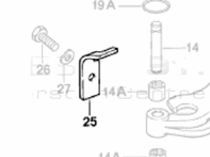 Support de ressort d'embrayage. Porsche 930 Turbo - 93011671406 - 93011671406