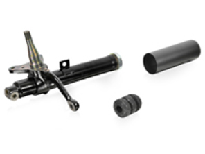 Jambe d'amortisseur, extérieur BOGE avant Porsche 911 Carrera 86-89 (91134104311 / 91134104411) - 91134104311, 91134104411, 91134104303, 91134104403, 91134104105, 91134104204, 91134104205, 91134104104