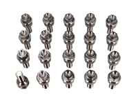 Lightweight Titanium wheel bolts for Porsches (PACK OF 20) - 99736120000, 99736120302