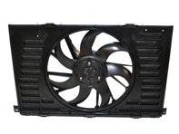 Water radiator fan with cowling. Porsche 971 Panamera Turbo / GTS / Hybrid - PAE121203A, 9A712120303, 9A712120302, 9A712120301, 470080