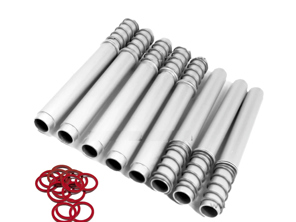 Solides Stößelschutzrohr-Kit. Porsche 356 / 912 - 61610523101, NLA-105-231-01