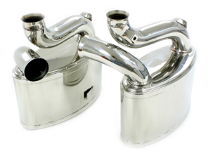 Pot d'échappement / Silencieux Sport System DesignTek pour Porsche 993 Turbo / Turbo S - 99311104554, 99311104555, 99311104654, 99311104655 - 55-PS105, 125453