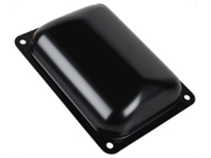 Couvercle du panneau d'accès de la paroi arrière du boîtier de batterie. Porsche 356A / 356B T5 - 64450452110 - 1680501800