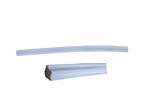 Rubberen afdichting bovenzijde claxonrooster. Porsche 911 / 912 Grijs rubber. - 90155943123, 90155943223, 90155943000, 91155943900