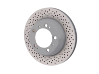 Bremsscheibenrotor, hinten, gelochter Monoblock, 299 x 24 mm. Porsche 996/997 (OE-Teilenummer 99635240104) - 99635240103, 99635240104, 99635240105 - PRX39961