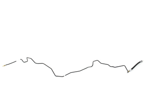 Druckleitung Servolenkung. Porsche 997.1 Turbo / 997.2 Turbo / 997 GT3 - 99734744553, 99734744552, 99734744551