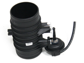 Collettore d'aspirazione tubo aria con gruppo depressione. Porsche 986 Boxster / 987 Boxster - 99611013002, 99611013001