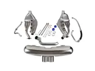 Sports exhaust set with 'GT3' style tail pipes  (no tinware mods needed). Porsche 911 3.2 Carrera - 93011104300, 93021102901, 93021133500 - 1620802410, 92.297S