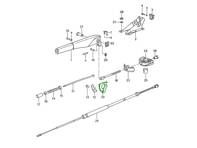 Handbremsen-Arretierstück. Porsche 911 / 912 / 914 / 959 / 964 / 993 / GT 1970-06 - 91442454101, 91442454100
