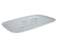 Embout de becquet arrière avec inscription 3.8. Porsche 991 GT3 - 99151256681, 99151256581