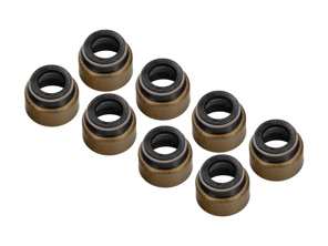 Valve stem seals. PACK OF 8 Porsche 924 S / 944 - 92810419312, 92810419313, 91110419300, 91110419303, 92810419308, 96410411107, 596.981, 96410411106