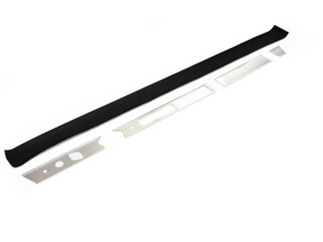 Aluminium-Armaturenbrett-Zierleisten-Set. Porsche 911 1969–1973 LHD - 91155201300, 90155201300, 81253-1