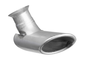 Tubo de escape de cola. Porsche 996 >>2001 - 99611125155, 99611125154, 99611125255, 99611125254