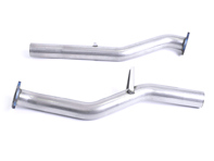 Milltek Sports Exhaust Cat Bypass Pipes. Porsche 958 Cayenne Turbo