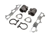 Kit de montage d'échappement avec colliers en titane. Porsche (911) 996 GT3 - 99611110771, 99611111350, 99711152000, 99611110800