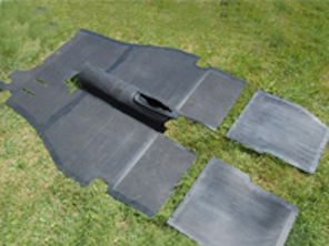 Gummi-Fußmatten (5er-Set). Porsche 356 B T6 / 356 C