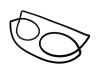 Glass Roof Seal, TARGA. Porsche 996 Carrera / 997.1 Carrera / 997.2 Carrera - 99656233100