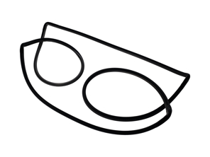 Glasdachdichtung, TARGA. Porsche 996 Carrera / 997.1 Carrera / 997.2 Carrera - 99656233100