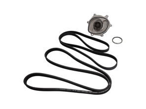 Kit pompa acqua, cinghia e termostato. Porsche 991.1 Carrera 2S / Carrera 4S - 0PB121035A, 9A110221800, 0PB903137A, 9A110222602, 9A110622603, 9A712111000, 9A110655900, 0PB121688